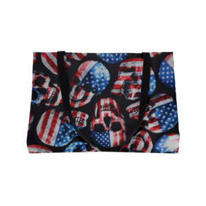 American Flag Skulls Weekender Tote Bag