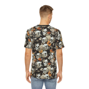 Skulls And Fall Floral Unisex AOP Tee
